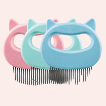 Brosse chat en forme d'animaux à plusieurs couleurs très haute qualité