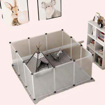 Cage pliable multifonctionnelle pour chat, haute qualité dans une maison