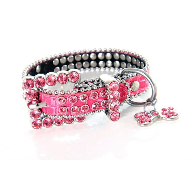 Collerette rose pour chat