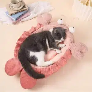 Coussin en forme de homard pour chat très confortable