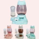 Distributeur automatique d'eau et de croquettes pour chat, disponible plusieurs couleurs