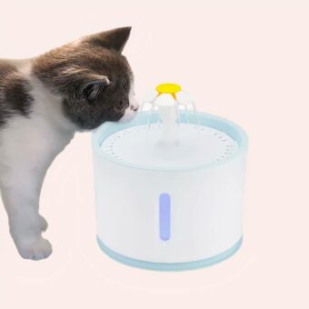 Fontaine à eau automatique avec LED pour chat, bonne qualité à la mode