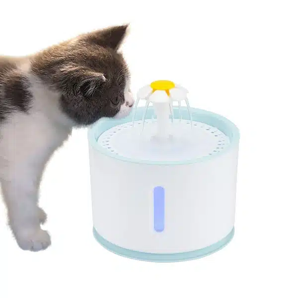 Fontaine à eau automatique avec LED pour chat, bonne qualité à la mode