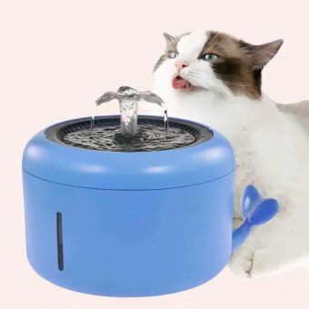 Fontaine à eau avec mouvement infrarouge de couleurs bleu, bonne qualité