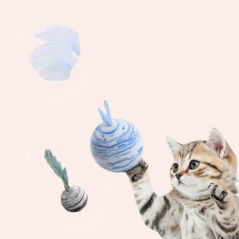 Jouet en peluche pour chat plusieurs couleurs