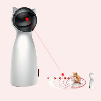 Laser à LED automatique pour chat blanc