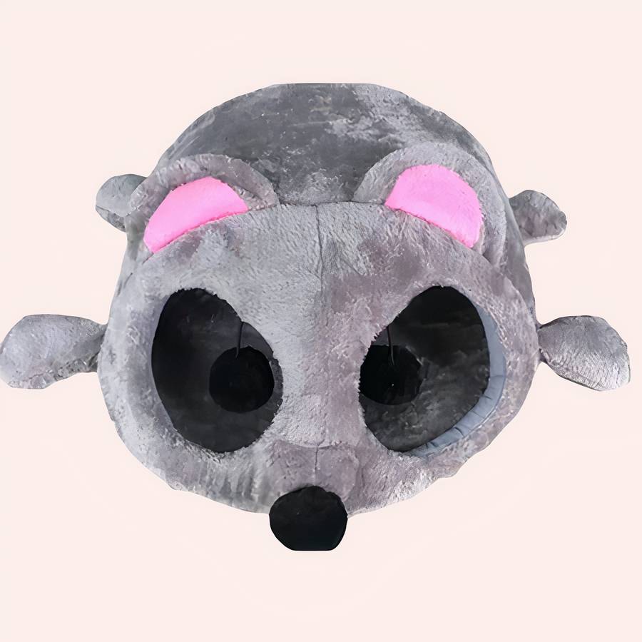 11154-lkqwak.jpg Niche chat en forme de souris gris, confortable