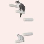 Poste à gratter mural en sisal pour chat accocher sur un mur