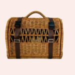 Sac de transport respirant en bambou pour chat très haute qualité