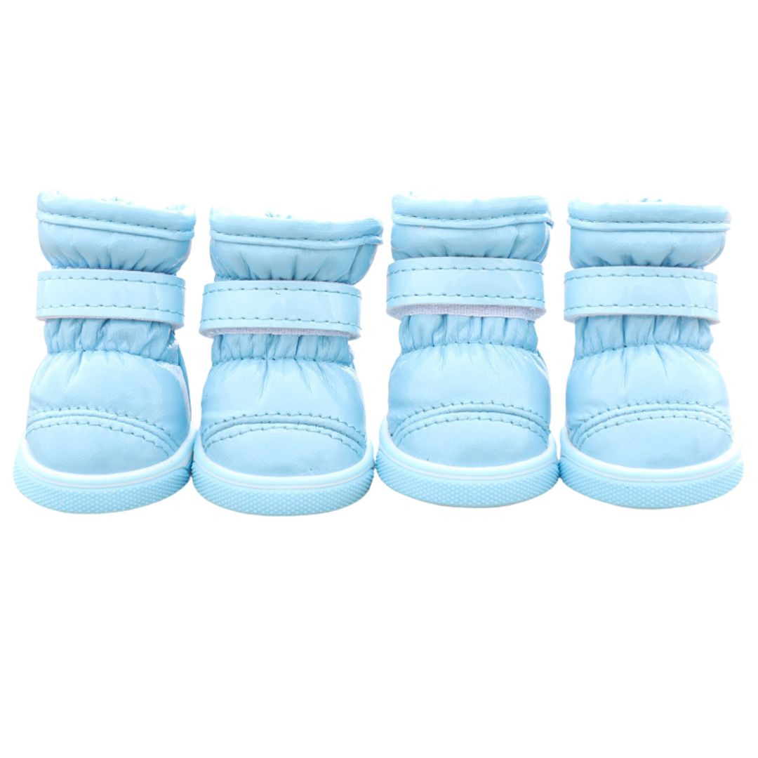 Bottes chaudes unicolores stylés pour chat – Image 6