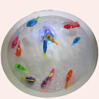 Jouet poisson électrique avec lumière LED pour chat , très pratique