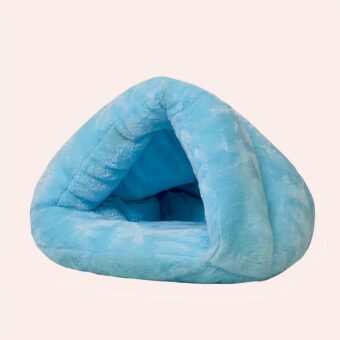 Sac de couchage pour chat bleu