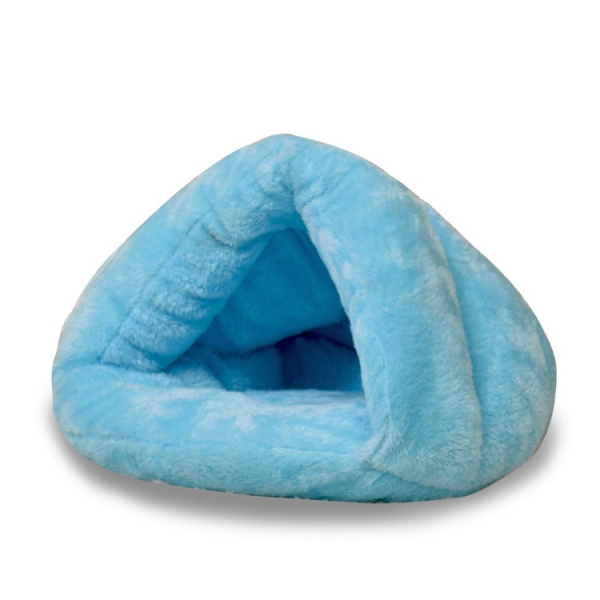 Sac de couchage pour chat bleu