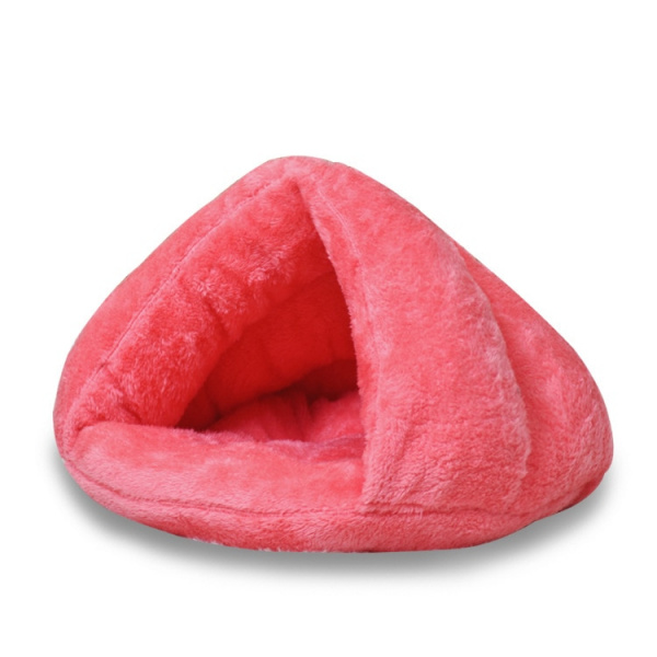 Sac de couchage pour chat rose