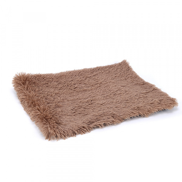 Tapis de couchage molletonné pour chat tapis de couchage molletonne pour chat marron s