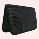 Tapis de litière pour chat pliable et noire