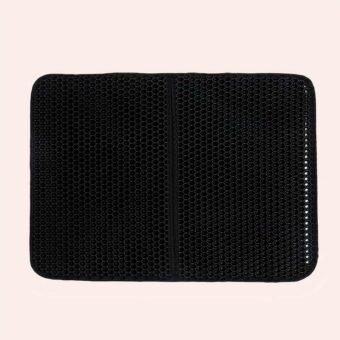 Tapis de litière double fond noir