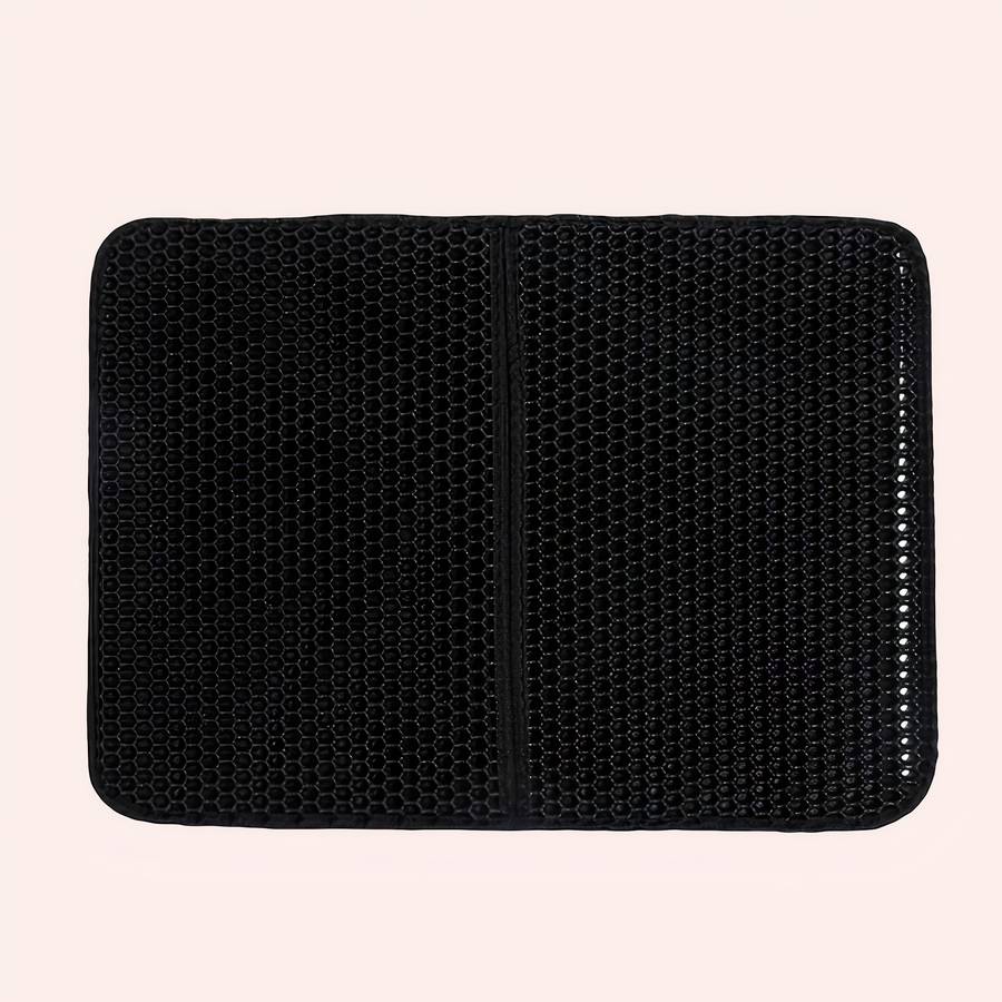 1 Tapis de litière double fond noir