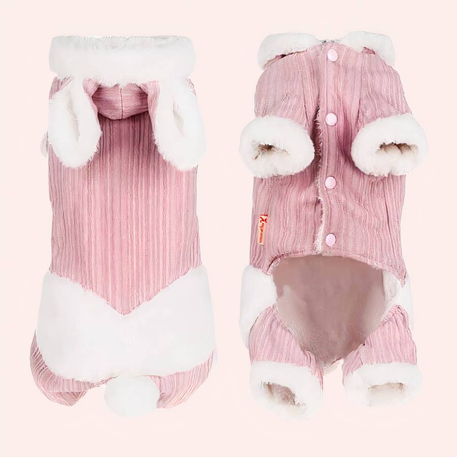 img_Manteau mignon rose et gris pour chat_03 Manteau mignon rose et gris pour chat manteau mignon rose et gris pour chat rose