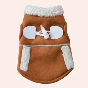 Manteau polaire chaud en velours pour chat