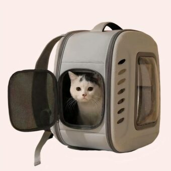 Sac à dos de transport ultra confort pour chat