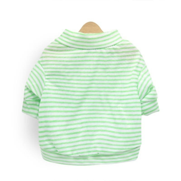 T-shirt rayés pour chat en coton t shirt rayes pour chat en coton vert xs