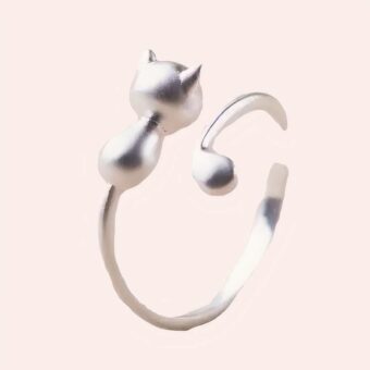 Porte-bague Vintage En Forme De Chat - Céramique, Neuf Avec étiquettes, Sans Marque