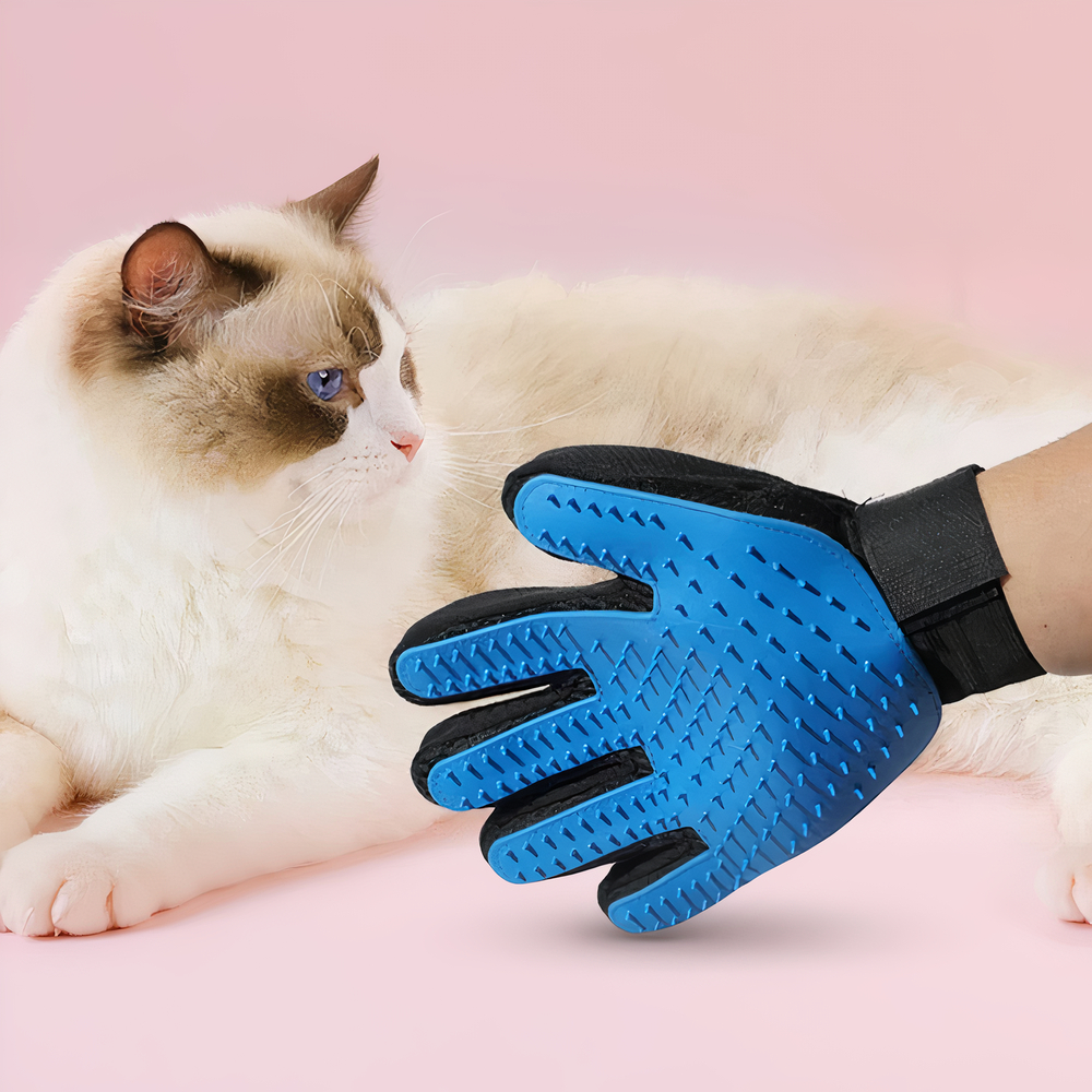 Gant de toilettage chat paire complète – Image 4