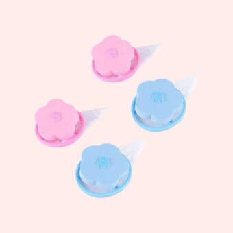 Lot de 4 boules attrape-poils réutilisables pour machine à laver